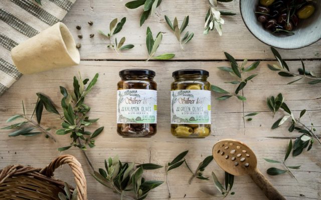 Organic Kalamon and Green Olives